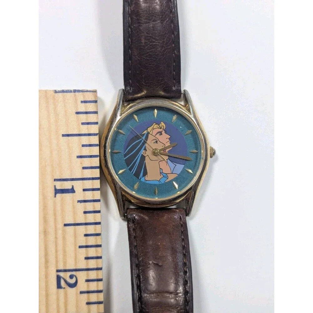 Vintage Disney Pocahontas Wrist Watch RARE Feature Animation Crew Exclusive